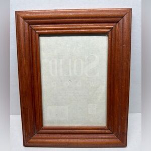 Vintage Classic Brown Wooden Photo Frame 5x7